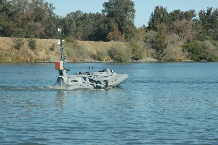 Seafox boat used for Unmanned Marine Vehicle Control Technologies